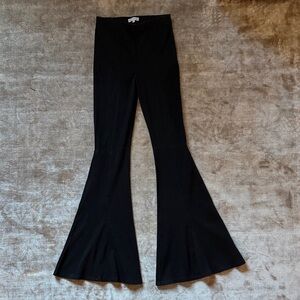 Good American bellbottom Black Trousers